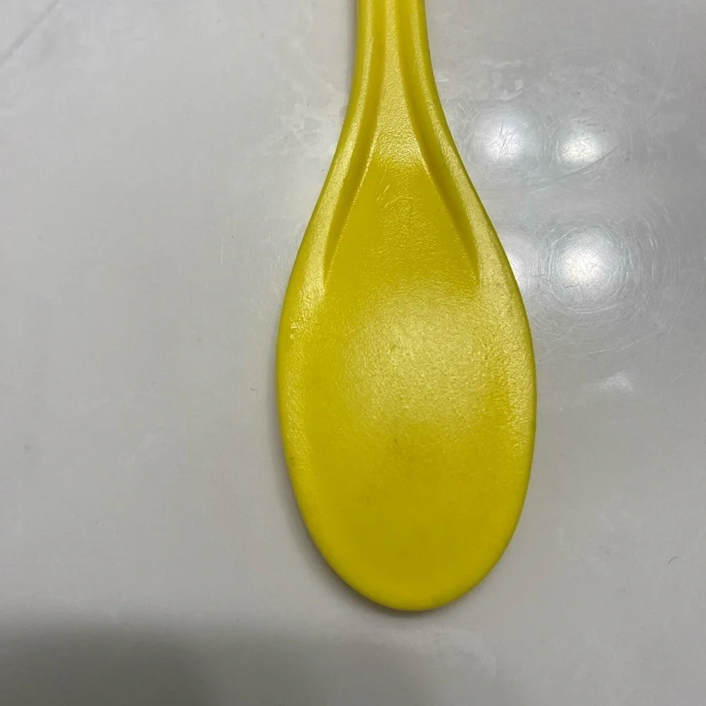 Vintage Disney Mickey Mouse Christmas Yellow Souvenir 9” Collectible Spoon